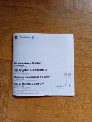 Micrófonos SingStar + 5 Juegos Karaoke PS2