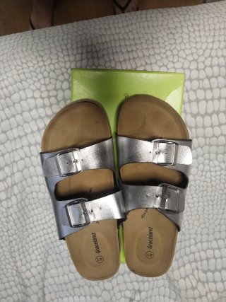 Sandalias plata mujer talla 41