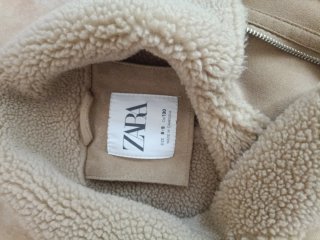Chaqueta Zara niña beige talla M