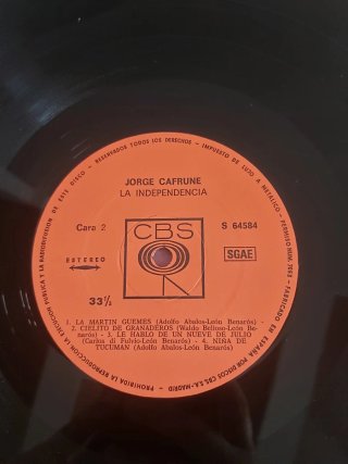 Disco Vinilo Jorge Cafrune La Independencia