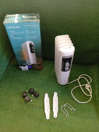Cecotec Radiador 1000W Blanco