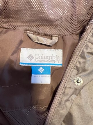 Parka Columbia Beige Mujer