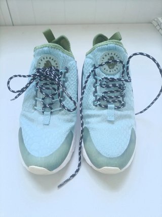 Zapatillas Nike Huarache Azul y Verde