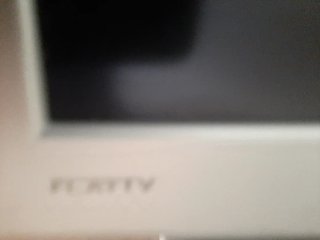 Televisor Philips Plata y Negro. Antiguo