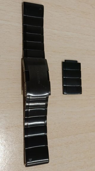 Correa Garmin Quickfit 22mm de titanio