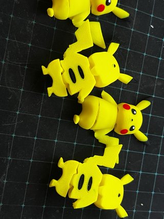 Figura Pikachu Impresión 3D