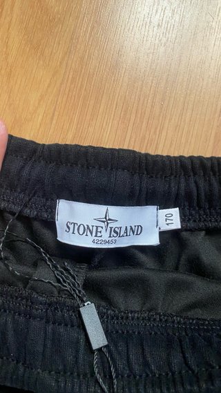 Stone Island Pantalones Cortos Negros