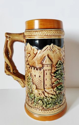 Lote de jarras de cerveza vintage japonesas años80