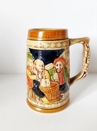 Lote de jarras de cerveza vintage japonesas años80