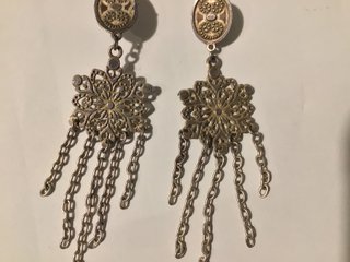 Pendientes Vintage con Filigrana forma de Cadenas