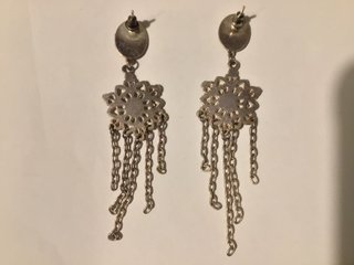 Pendientes Vintage con Filigrana forma de Cadenas