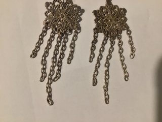 Pendientes Vintage con Filigrana forma de Cadenas
