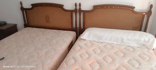 2 cabeceros y pieceros cama 1.05