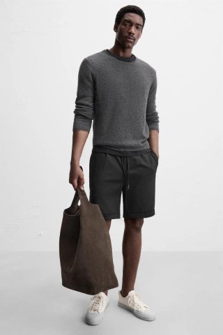 Bermudas confort negro Talla L