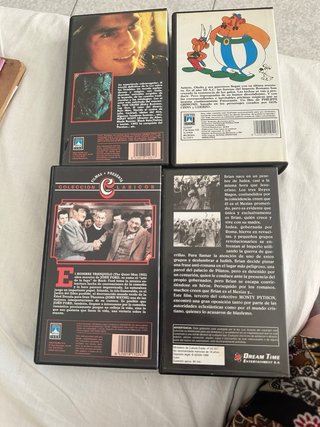 Lote 4 Películas VHS: Legend, La Vida de Brian, As