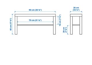 Mueble TV Negro y Marrón