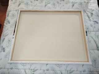 Quadro paesaggio astratto toni terra