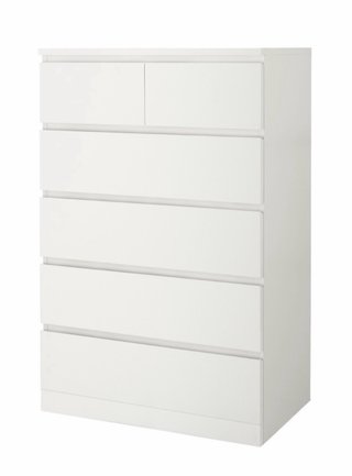 Cómoda (NUEVA) MALM 6 Cajones Blanca - IKEA