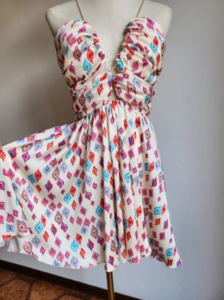 Abito Matilde Couture corto fantasia