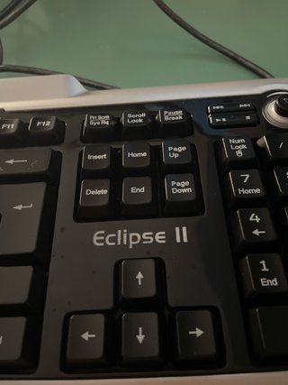 Tastiera Saitek Eclipse II retroilluminata