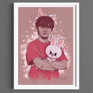 Lámina Lee Know y Leebit - Stray Kids