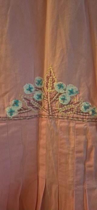Blusa Flamenco Rosa Bordada Talla M
