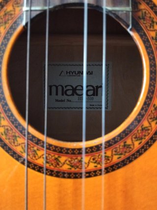 Guitarra Hyundai Clásica HS-500 COREA