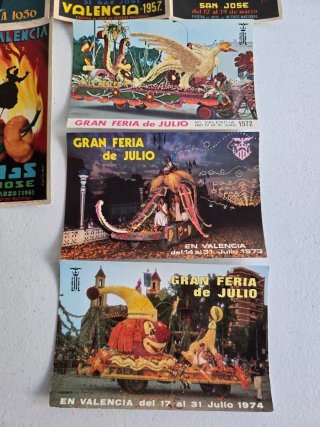 Lote Postales Fallas Valencia