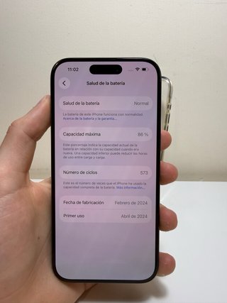 ¡¡NEGOCIABLE!! iPhone 15 Pro 128GB 86%