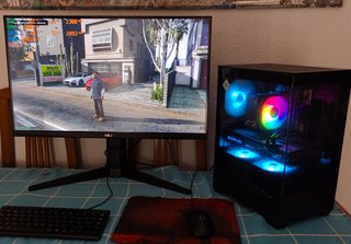 PC Gaming Negro 32GB RX570 Xeon(i7) NVMe PC-219