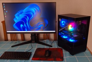 PC Gaming Negro 32GB RX570 Xeon(i7) NVMe PC-219