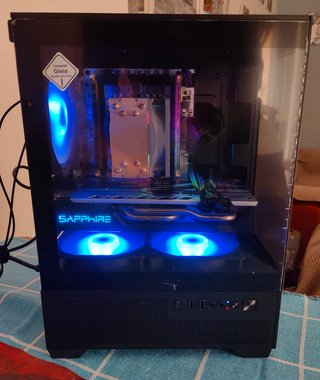 PC Gaming Negro 32GB RX570 Xeon(i7) NVMe PC-219