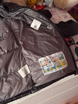 Plumas Moncler puffer negro