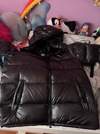 Plumas Moncler puffer negro