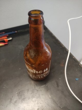 Bottiglia di Birra Mahou Madrid Tipo Pilsen