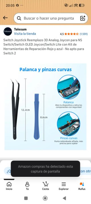 Sostituzione Joystick Nintendo Switch OLED/Lite