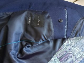Traje de caballero PUROEGO Talla 46 Azul