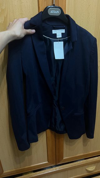 Blazer Azul Marino H&M
