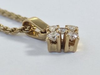 Collar Oro 18k 6,08gr con Diamanti