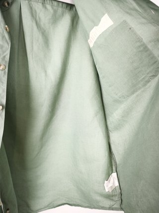 Vintage Columbia Khaki Green Short Sleeve Shirt -