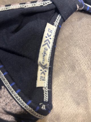 Camiseta Bershka geométrica azul M