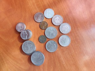 Lote de monedas antiguas