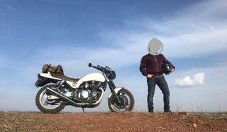 Kawasaki Zephyr 750 Cafe Racer Scrambler