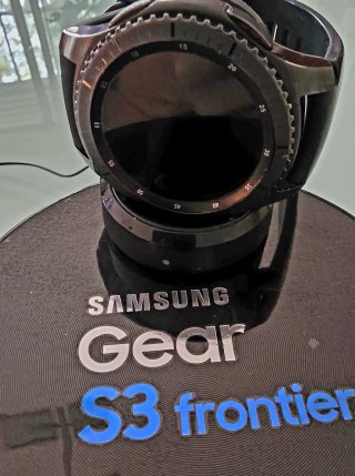 Samsung Gear S3 Frontier Smartwatch Negro/Plata