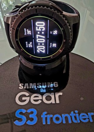 Samsung Gear S3 Frontier Smartwatch Negro/Plata