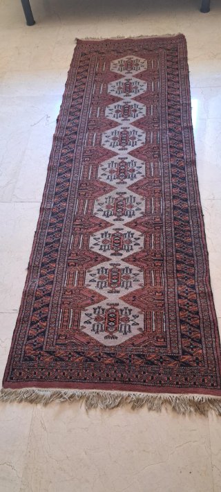 Alfombra Oriental Tabriz Lana Beige/Rojo