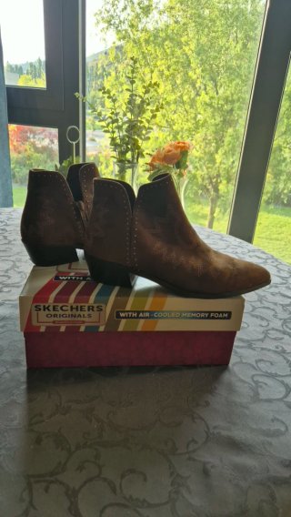 Botines Skechers Originales Marrones Talla 39