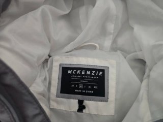 Abrigo McKenzie gris y negro talla M