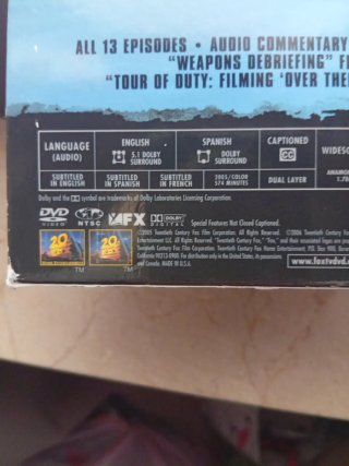 DVD Over There(4 discos). Originales