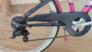 Bicicleta infantil 24 azul y rosa